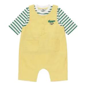 [롯데백화점]블루독베이비 YE 애니멀7부우주복 46313-601-01 출산백일돌