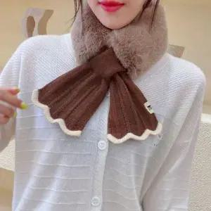 여자 6컬러 머메이드 크로스 퍼머플러 쁘띠퍼목도리 WFG3VDH