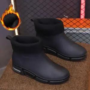 남성 겨울 작업화 데일리 방한 기모 첼시 레인부츠 WFG3SZ8