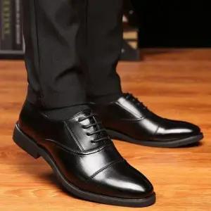 깔끔한 남성 블랙 정장구두 발편한 데일리 캐주얼구두 WFG3AUY