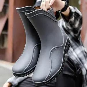 남성 미들 레인부츠 장마 방수신발 작업화 남자 장화 WFG3ASV