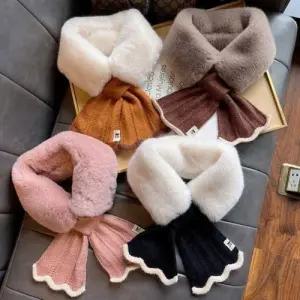 겨울 크로스 퍼 머메이트 세련스타일 꾸안꾸 머플러 WFG2R1J