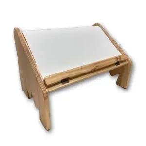 북스탠드 롤페이퍼 키즈독서대 유아 어린이용 원목책상 거치대