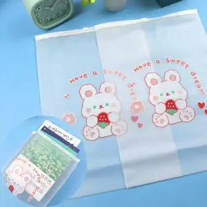 수영 의류 토끼 비닐지퍼백1P 여행 ZF 보관 소품 옷