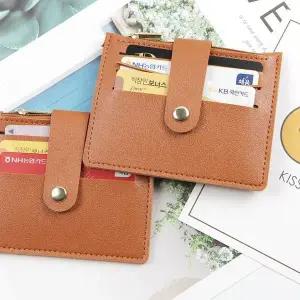 탄 ZF 신분증 명함 가로 지퍼 신용카드지갑 3포켓 1P