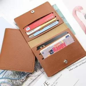 명함 신용카드지갑 가로 탄1P 신분증 6포켓 가죽 ZF
