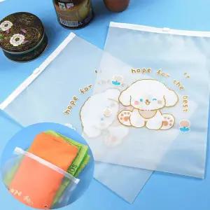 수영 출장 여행 의류 옷 보관 1P 비닐지퍼백 강아지 ZF