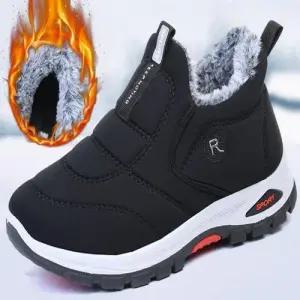 남성 2컬러 겨울 기모 안감 패딩슬립온 패딩털운동화 WFG1Z6M