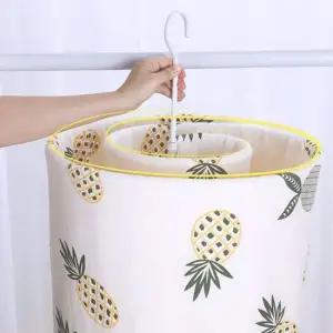 공간활용 튼튼한 나선형 접이식 이불 옷 빨래 건조대