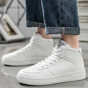 통굽하이탑 키높이 스니커즈 캐주얼 패션 남성 데일리 WFG49RY