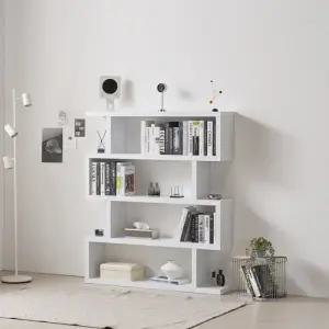 [롯데백화점]미아트 제이가구 브란스모듈 1200 디자인 4단 책장