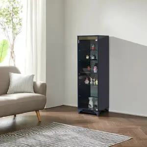 [롯데백화점]미아트 모던라인 꼬아망 4단 400 유리 장식장 진열장