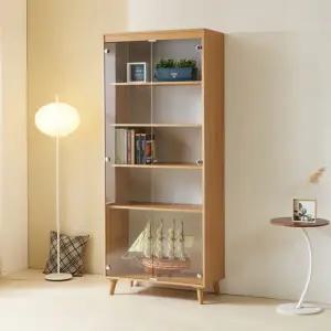 [롯데백화점]미아트 모던라인 루미너스 5단 800 유리 장식장 진열장