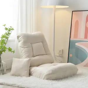 [굿즈트리](주문제작)(리벨리) 스퀘어 각도조절 1인용 좌식소파 (베이지)