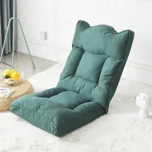 [굿즈트리](주문제작)(리벨리) 크라운 각도조절 1인용 좌식소파 (그린)