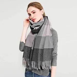 180cm 겨울 목도리 여성머플러 롱머플러 체크머플러 WFG1WJQ