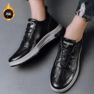 남자 2컬러 베이직 겨울 기모 안감 스니커즈 털단화 WFG2P6Z