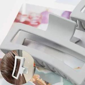 머리핀 사각 여성 머리핀 숱 ZF 올림 1P 헤어핀 그레이