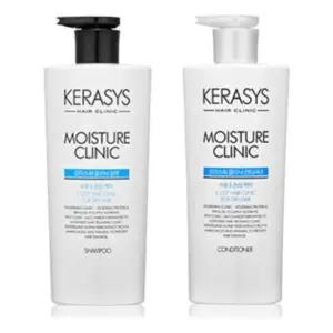 [모두쇼핑]케라시스 모이스춰 clinic 샴푸 + 컨디셔너 각 600ml 애경케라시스 kerasys 케라시스모이스춰