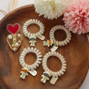 [콩심팥심]전화선 ZF 오로라 우주인 머리끈