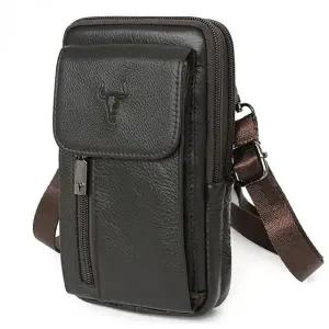 남성 미니 숄더백 캔버스 가방 데일리