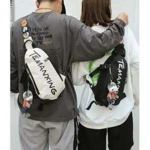 슬링 백 크로스바디 캐주얼 학생 가방