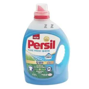 퍼실 세탁 세제 2.2l 빨래 세제 실내건조 일반 드럼용 빨래세제 세탁세제