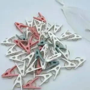 빨래집게 50pcs 의류집게 옷집게 옷걸이집게