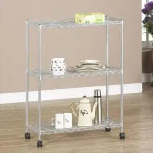 조립식선반 트롤리 이동식 수납장 선반 철제 모듈 틈새