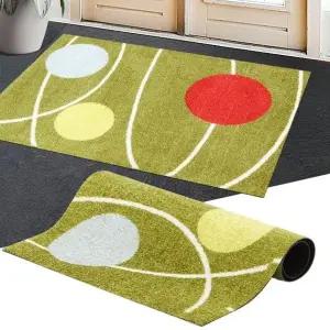 세방울현관매트 출입구발판 발매트 아파트신발장 깔판 먼지제거