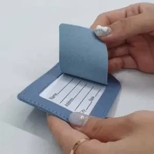 [라일리] Rly 캐리어 네임택 블루 골프백이름표 네임판 골프네임