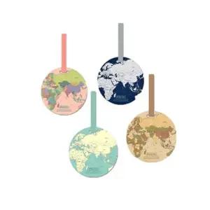 [라일리] Rly 세계지도 네임택 이름택 골프백네임택 러기지택