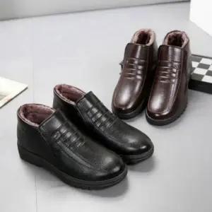 남자 겨울 구두 정장 방한 털 데일리