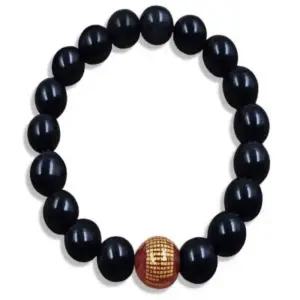 [라일리쥬얼리] Rly 흑요석 염주 13mm 패션염주 불교염주 반야심경