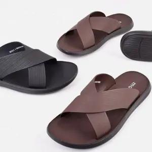 가죽 슬리퍼 남성용 사무용 편한 신발