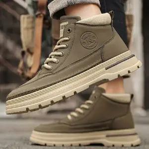 남성 신발 캐주얼 하이탑 워커 운동화