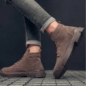 남성 스웨이드 워커 캐주얼 신발 겨울