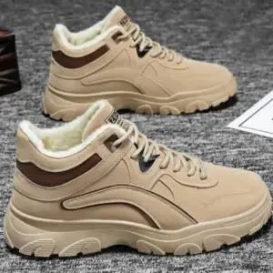 남성 워커 털 겨울 보온 작업용 신발