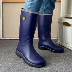 남성 방수 장화 롱 레인부츠 비 올때