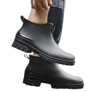 남자 레인부츠 숏 장화 폭우 소변장화