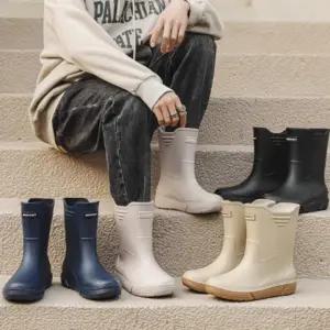 남자 장화 방수 레인부츠 작업용 신발