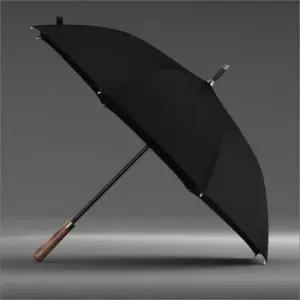 내구성 강화 대형 골프 자동 우산 우드 손잡이 방수 장우산