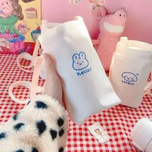 [라일리] Rly 텀블러 가방 캔버스캔버스백 물병파우치 캔버스텀블