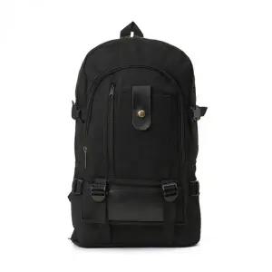 캐주얼 백팩 대학생 블랙 무지 큰가방