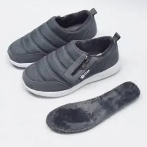 남성 방한화 패딩 겨울 슬립온 운동화