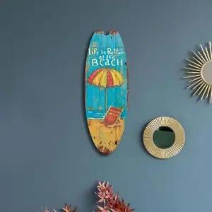 지중해느낌 식스미 장식 스내지 서핑 보드 인테리어 우드 빈티지