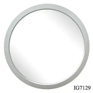 선물 실버 원형 벽거울 IG7129 28cm