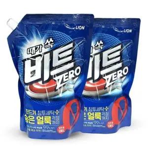 LION 때가 쏙 비트 진드기 침투 액체 세탁 세제 일반용 1.55L+1.55L