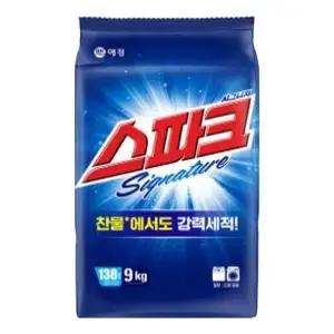 애경 스파크 시그니처 찬물전용 리필 9kg