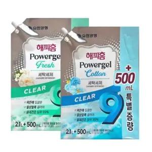 드럼 일반세탁기 액체형 찬물사용 세탁세제 리필 2.6L